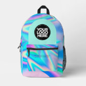 Personalisierte Firmenlogos und Texte Bedruckter Rucksack (Vorderseite)