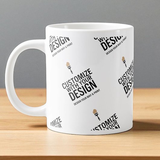 Personalisierte Firmenmarke Benutzerdefiniert Mini Jumbo-Tasse