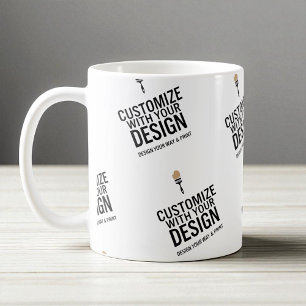 Personalisierte Firmenmarke Minimalistisch Benutze Kaffeetasse
