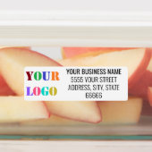 Personalisierte Firmennamen und Logo-Labels Etiketten (Befestigt)