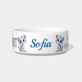 PERSONALISIERTE Fisch, nicht katzenmousse Napf