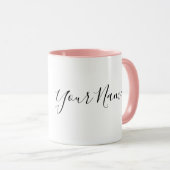 "Personalisierte Fische Name und Merkmale des Ster Tasse (VorderseiteRechts)