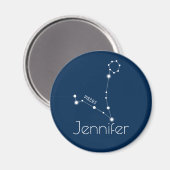 Personalisierte Fische Sternenkonstellation Magnet (Vorderseite/Rückseite)