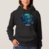 Personalisierte Fische Zodiac Astrologie Geburtsta Hoodie (Vorderseite)