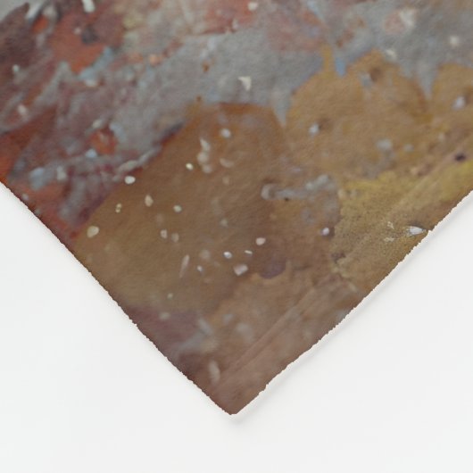 Personalisierte Fischerei auf meine Ehefrau Blanke Fleecedecke (Ecke)