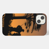 Personalisierte Fischerei iPhone Hülle (Rückseite (Horizontal))
