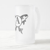 Personalisierte Fischerei Mattierte Tasse (VorderseiteRechts)