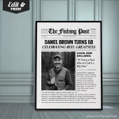 Personalisierte Fischgeschenke, Fischzeitungen Poster