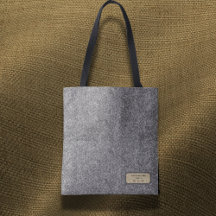 Personalisierte Fischgrät-Tweed-Archivarin-Tasche