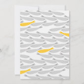 Personalisierte Fischnotecards Dankeskarte (Rückseite)