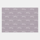 Personalisierte Fiszenkopfpapierblätter Geschenkpapier Set (Vorderseite 3)