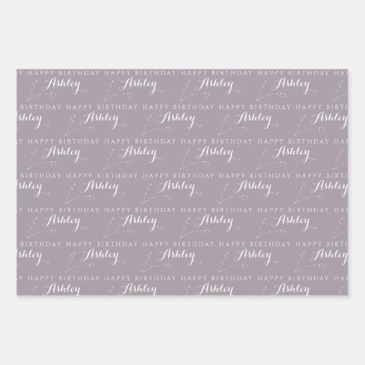 Personalisierte Fiszenkopfpapierblätter Geschenkpapier Set (Vorderseite 3)