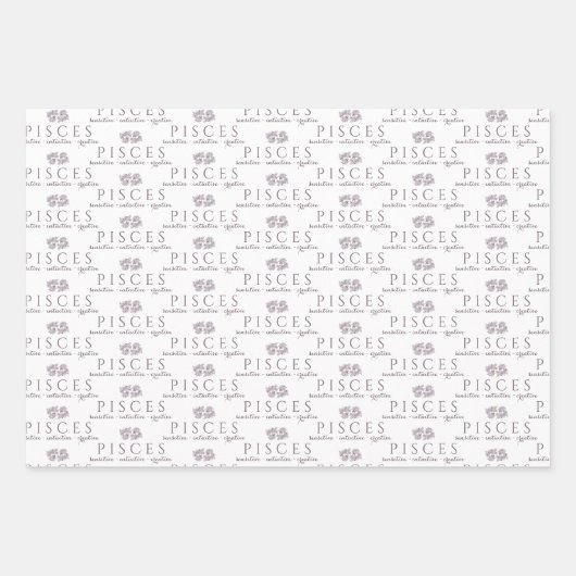 Personalisierte Fiszenkopfpapierblätter Geschenkpapier Set (Vorderseite 2)