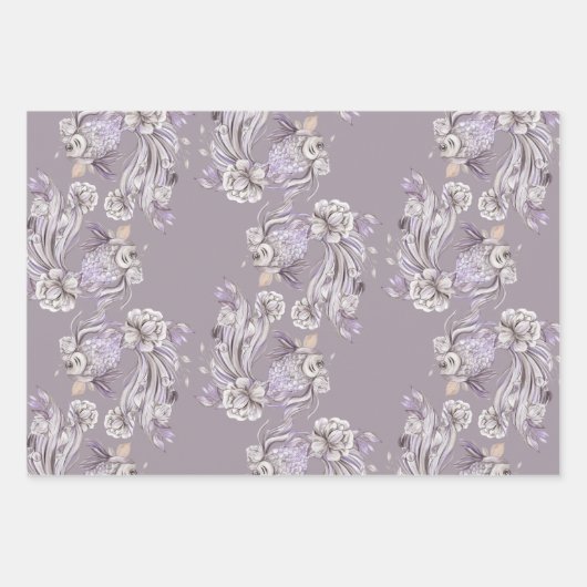 Personalisierte Fiszenkopfpapierblätter Geschenkpapier Set (Vorderseite)