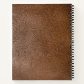 Personalisierte Fitness Journal Spiral Notebook Notizblock (Rückseite)