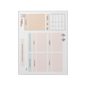 Personalisierte Fitness Notizblock (Rotiert)