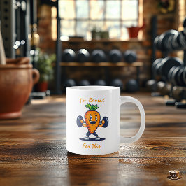 Personalisierte Fitness Tasse - Motivierend Gemüse