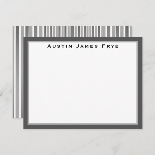 Personalisierte flache Mitteilungskarten - Stadium (Vorne/Hinten)