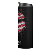 Personalisierte Flag Lippen Thermosbecher (Nach rechts gedreht)