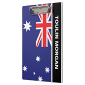 Personalisierte Flagge Australiens Klemmbrett (Links)