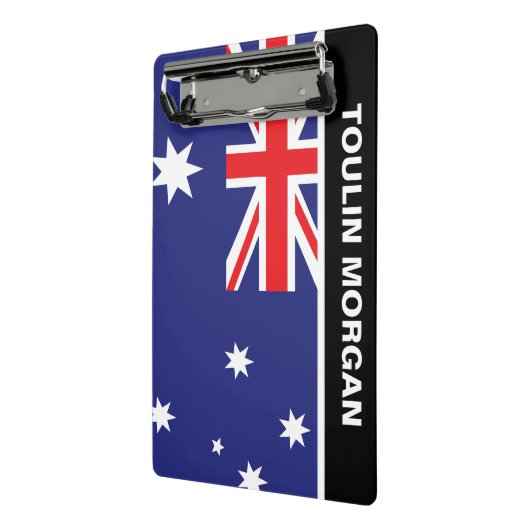 Personalisierte Flagge Australiens Mini Klemmbrett (Gewinkelt2)