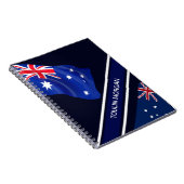 Personalisierte Flagge Australiens Notizblock (Rechte Seite)