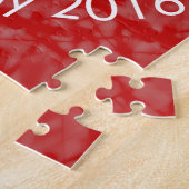 Personalisierte Flagge der griechischen Roten LIEB Puzzle (Seite)
