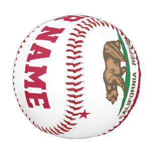 Personalisierte Flagge der Republik Kalifornien Baseball