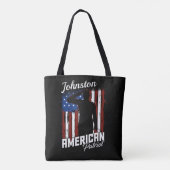 Personalisierte Flagge des amerikanischen Patriot Tasche (Rückseite)
