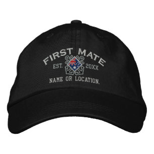 Personalisierte Flagge des australischen Mittelmee Bestickte Baseballkappe