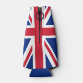 Personalisierte Flagge des Vereinigten Königreichs Flaschenkühler (Rückseite)
