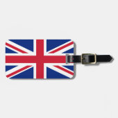 Personalisierte Flagge des Vereinigten Königreichs Gepäckanhänger (Vorderseite horizontal)