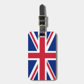 Personalisierte Flagge des Vereinigten Königreichs Gepäckanhänger (Vorderseite vertikal)