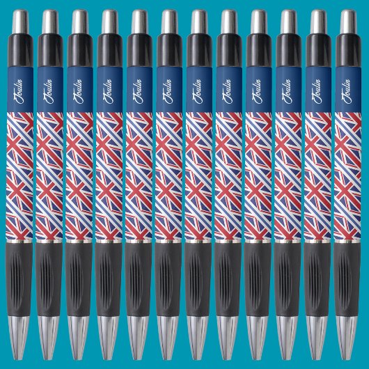 Personalisierte Flagge des Vereinigten Königreichs Kugelschreiber