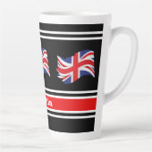 Personalisierte Flagge des Vereinigten Königreichs Milchtasse (Rechts)