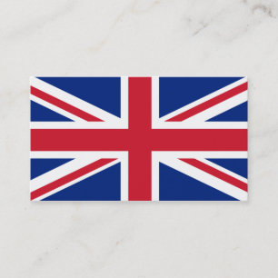Personalisierte Flagge des Vereinigten Königreichs Visitenkarte