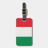 Personalisierte Flagge Italiens Gepäckmarke Gepäckanhänger (Vorderseite vertikal)
