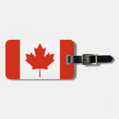 Personalisierte Flagge Kanadas Gepäckmarke Gepäckanhänger (Vorderseite horizontal)