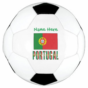 Personalisierte Flagge Portugals Fußball