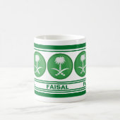 Personalisierte Flagge Saudi-Arabiens (KSA) Kaffeetasse (Mittel)
