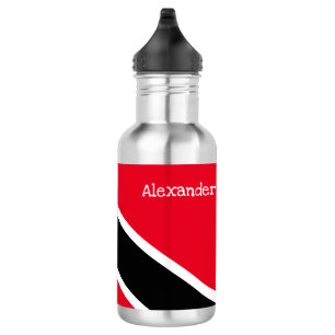 Personalisierte Flagge Trinidad und Tobago Edelstahlflasche