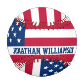 Personalisierte Flaggen-US Flagge der USA Baseball (Rückseite)