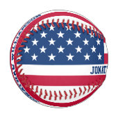 Personalisierte Flaggen-US Flagge der USA Baseball (Vorderseite Links)