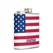 Personalisierte Flaggen-US Flagge der USA Flachmann (Rechts)