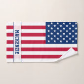 Personalisierte Flaggen-US Flagge der USA Handtuch (Handtuch)