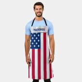 Personalisierte Flaggen-US Flagge der USA Schürze (Getragen)