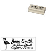 Personalisierte Flamingo Tropical Island Bird-Adre Gummistempel (Stempel)