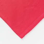 Personalisierte Flamme und gelbe Ober Fleecedecke (Ecke)