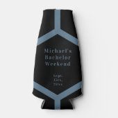 Personalisierte Flasche Cooler | Bachelor Weekend Flaschenkühler (Vorderseite)