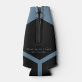 Personalisierte Flasche Cooler | Bachelor Weekend Flaschenkühler (Rückseite)